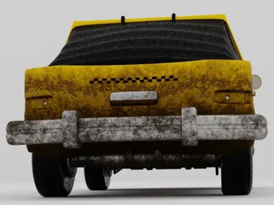 Car Taxi 3D model