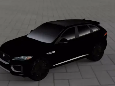 Jaguar F-PACE  3D model