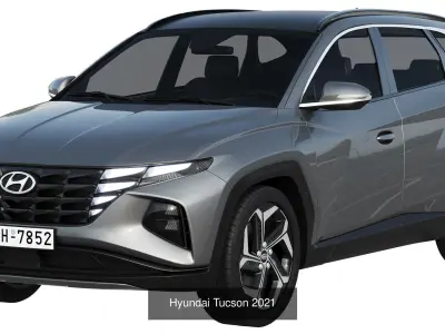 HQ cars collection 9 3D Model Pack