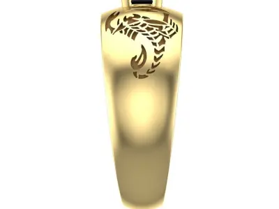 Scorpio ring Free 3D print model