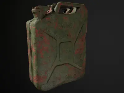 Jerrycan 20 l Low-poly 3D model