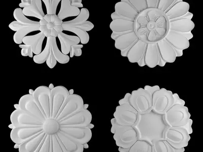 Rosettes 12 3D model