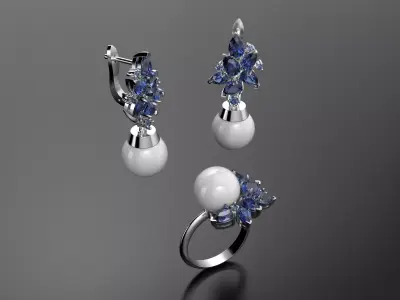 New pearls set  3D print model