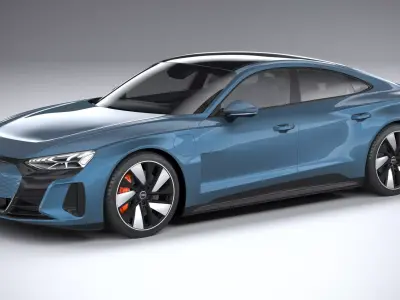 Audi e-tron GT quattro 2022 3D model