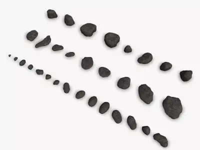 Assorted Rocks - Base Free low-poly 3D model