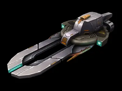 X Battleship 03 3D model