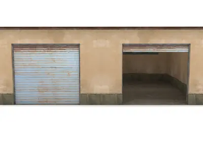 Car Garage - Low Poly Low-poly 3D model