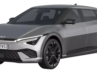 Kia EV6 GT-Line 2025 3D model