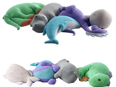 animal toys 3D model