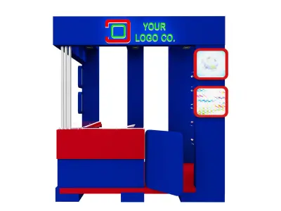 Booth Exhibition Stand a529b 3D model