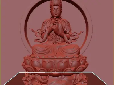 BUDDHA VAIROCANA 3D model