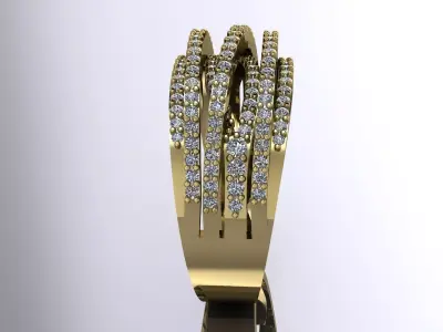 Jewelry Ring Golg GH-89 3D print model