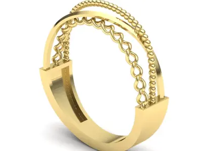 CrossOver Rings Collection 3D print model