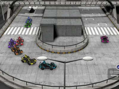 SmartCARS AI Karting Simulations 1 3D model