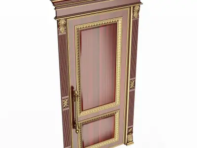 Carved Door Classic 01602 Wood Low-poly 3D model
