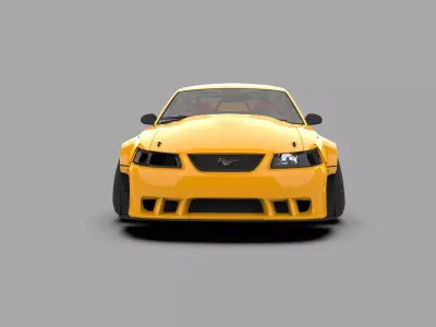 Ford Mustang SVT Cobra High Performance Muscle Car 3D model
