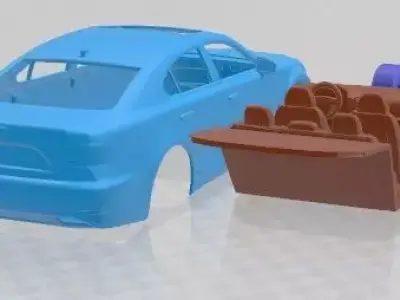 Lexus LS 460 2013 Printable Car  3D print model