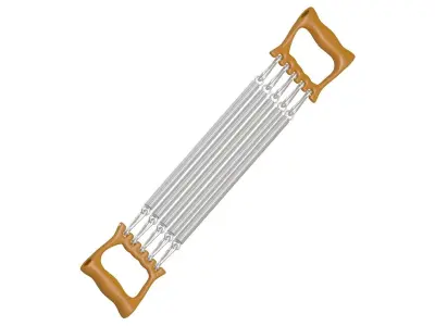 Spring Chest Expander brown 3D model