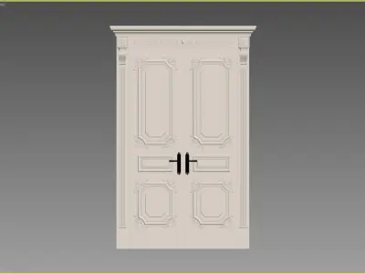 Classic Doors 04 3D model