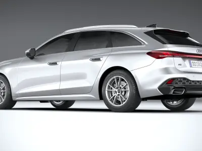 Audi A5 Avant regular 2025 3D model