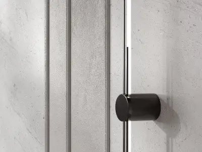 Wall decoration kit with moldings 3D model