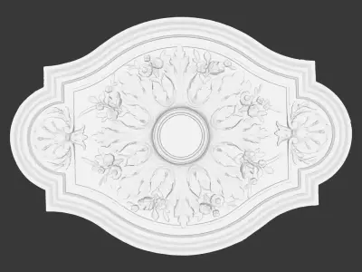 Modern Ceiling roses 3D model