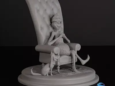 The Grinch 3D Diorama - Christmas Edition 3D print model