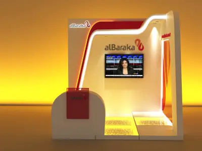 Exhibition Fair Stand 3x3 3D model