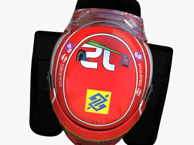 Nasr Helmet 2016 Low-poly 3D model