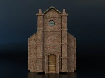 Medieval Building - Low Poly Low-poly 3D model
