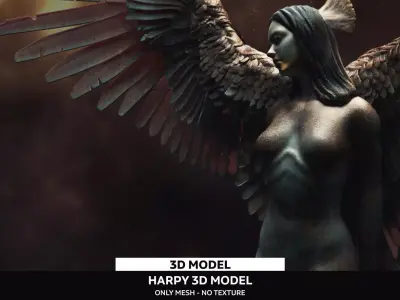 Harpy PSD 3D model