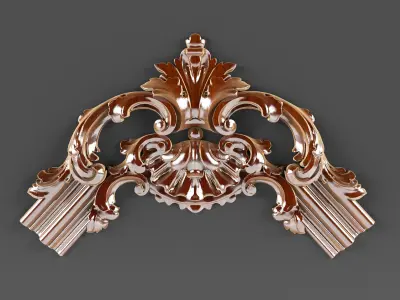 Carved corner1 3D model