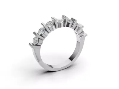 ring woman  3D print model 58