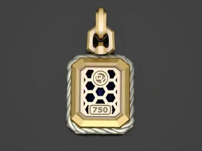 David Yurman Pendant 3D print model