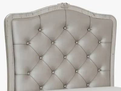Restoration Hardware Colette Tufted Headboard 3D model