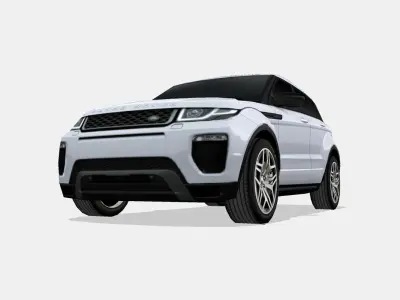 Range Rover Evoque Low-poly 3D model
