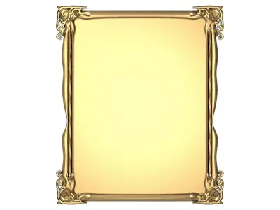 carved frame 3D model 73