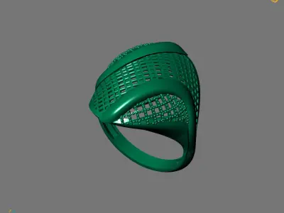 Women Plain Ring Ready STL Models Womens Ring 3d models 3D print model 15