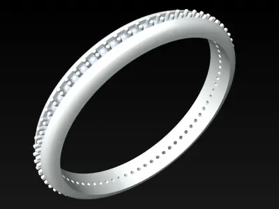 Diamond Ring - Womens Rings - N817249 3D print model
