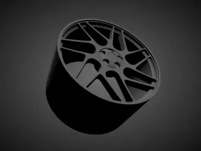 Stuttgart ST12 scalable and Printable rim 3D print model