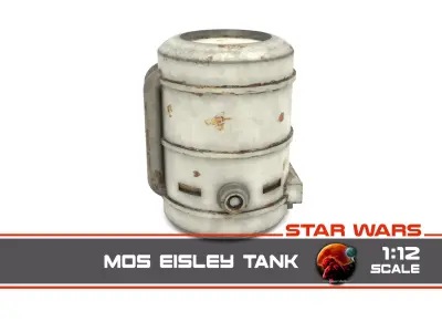 Star Wars Mos Eisley tank Free 3D print model