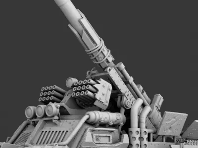 Monster trukc 8x8 3D print model