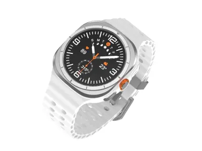 Samsung Galaxy Watch Ultra Titanium White 3D model