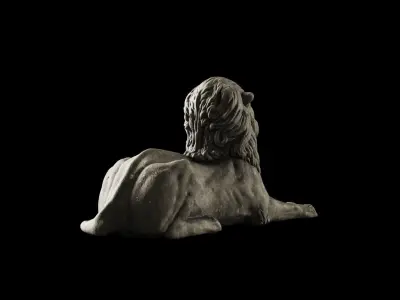 Lion Stachu High-Poly 3D model