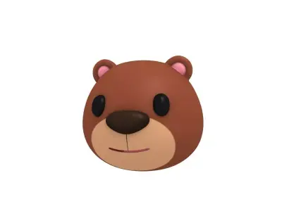 Bear Head 3D model