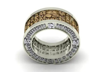 Ring of man 3D print model