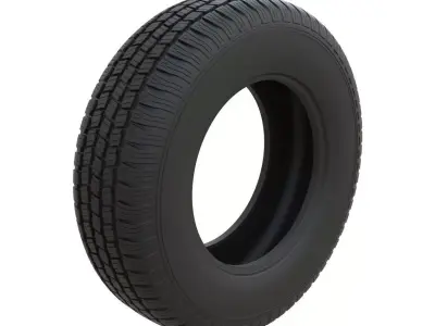 Wheel tyre 3D print model