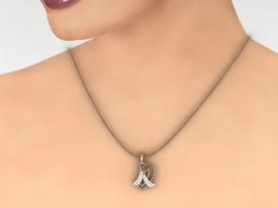Women pendant  3D print model get