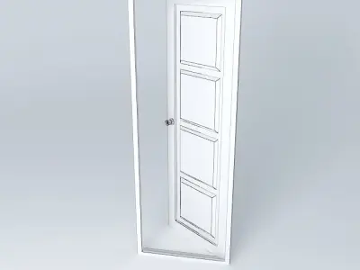 wooden doors  Free 3D model