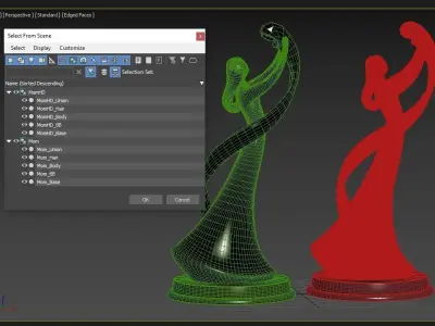 Mom Sculpture 3D model